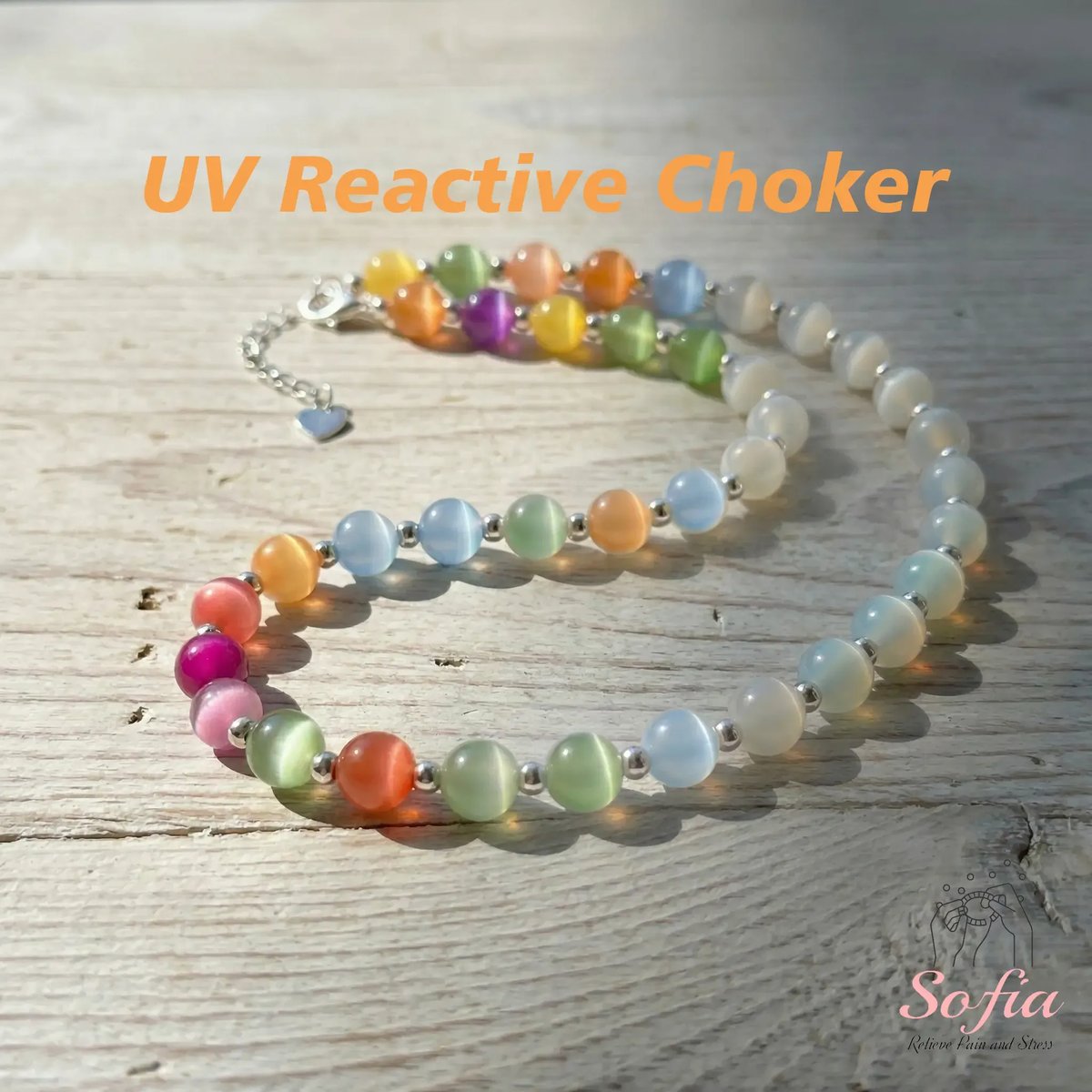 🔥Summer Hot Sale🌈 Dopamine Rainbow Choker Set