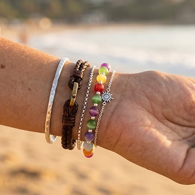🔥Summer Hot Sale🌈 Dopamine Rainbow Choker Set