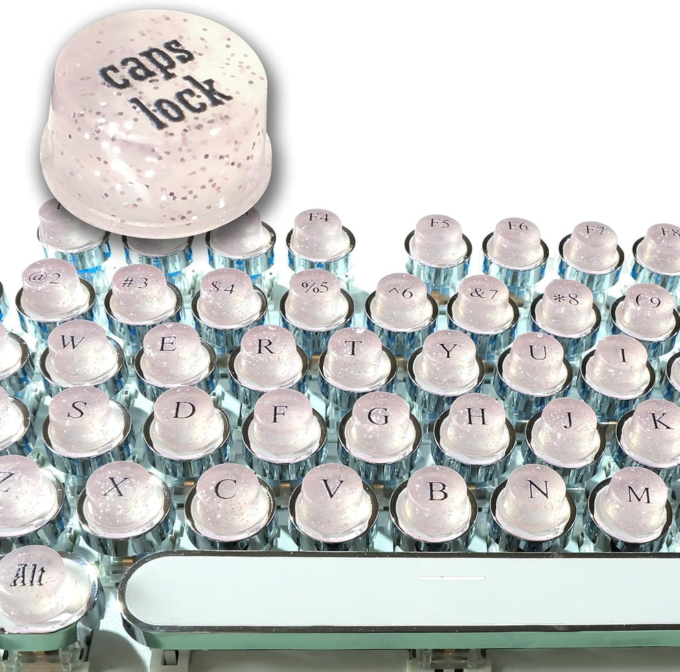 128 Pcs Keyboard Spacer Set for Long Nails & Gaming
