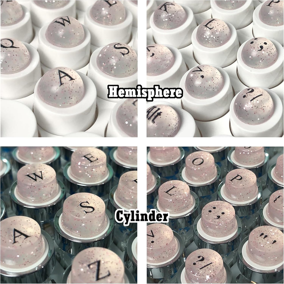 128 Pcs Keyboard Spacer Set for Long Nails & Gaming