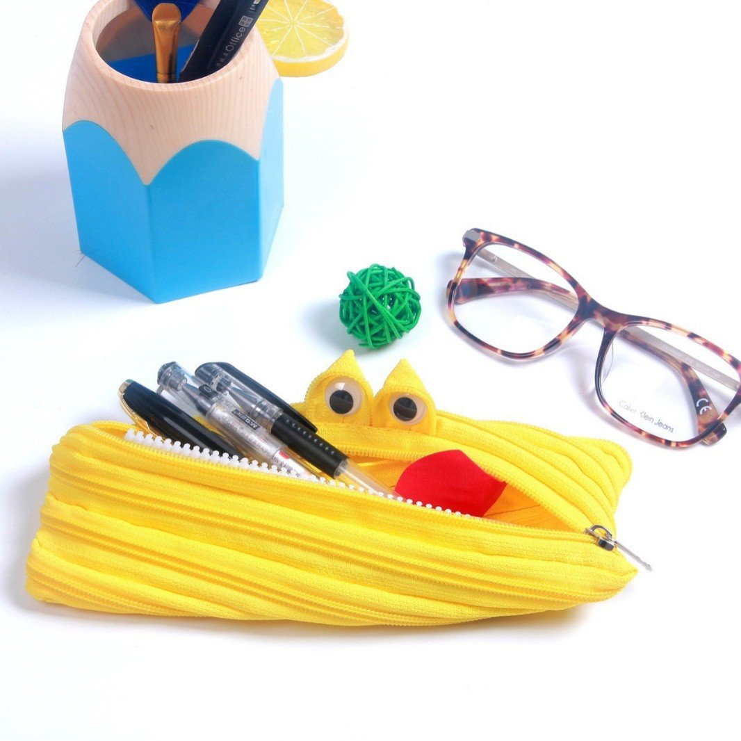 ✏️Monster Pencil Case for Kids, Cute Zipper Pouch for Boys Girls and Teens, Stationery Bag for School
