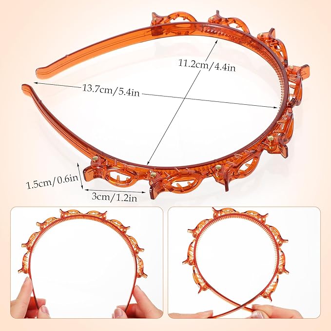 🔥The Last 50% Off👧Toothed Braided Headband – Instantly Upgrade Your Look