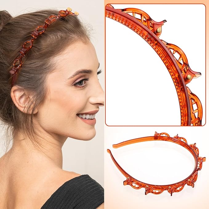 🔥The Last 50% Off👧Toothed Braided Headband – Instantly Upgrade Your Look