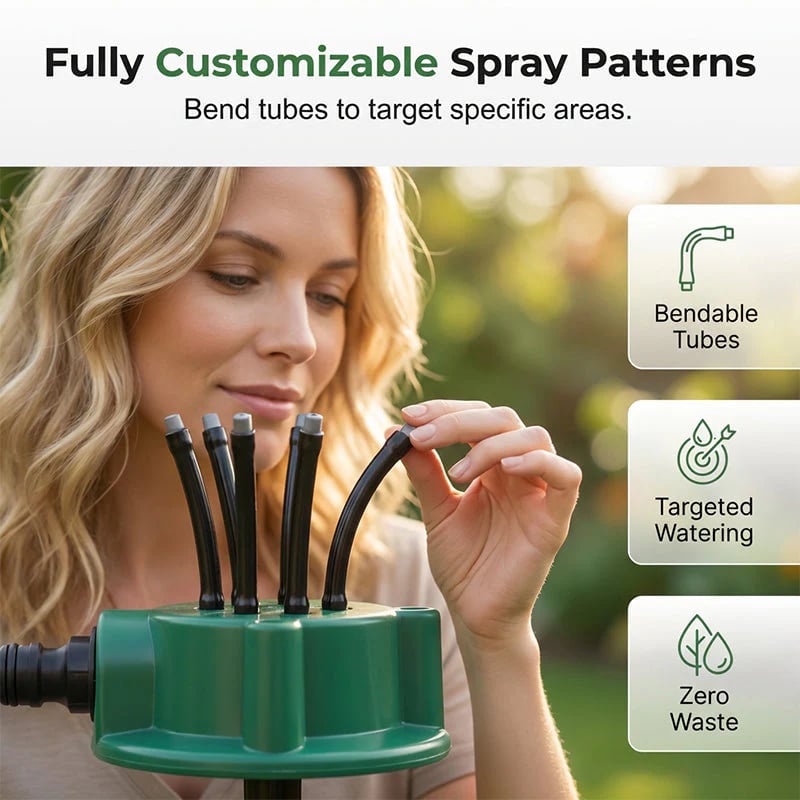 🔥Limited Time Sale 49% OFF💧 🌱360° Coverage Precision Garden Irrigation Sprinkler