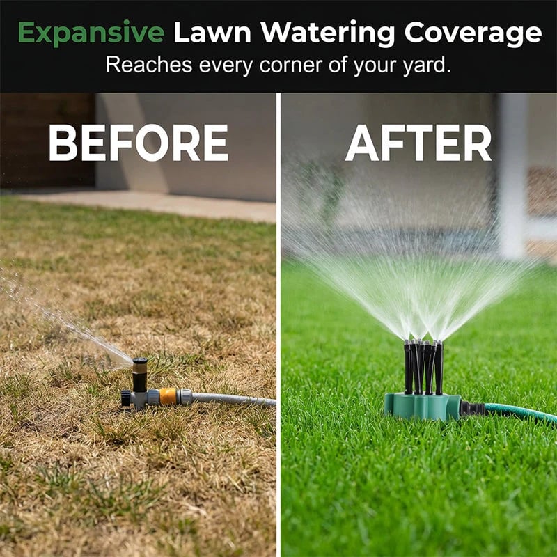 🔥Limited Time Sale 49% OFF💧 🌱360° Coverage Precision Garden Irrigation Sprinkler