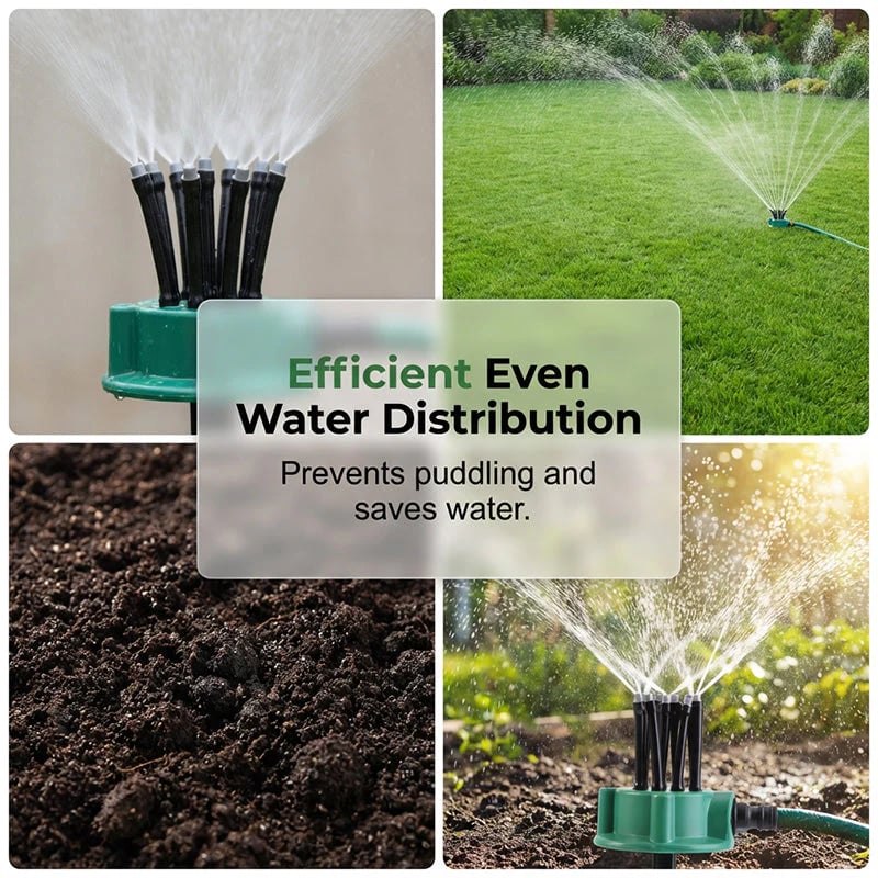 🔥Limited Time Sale 49% OFF💧 🌱360° Coverage Precision Garden Irrigation Sprinkler