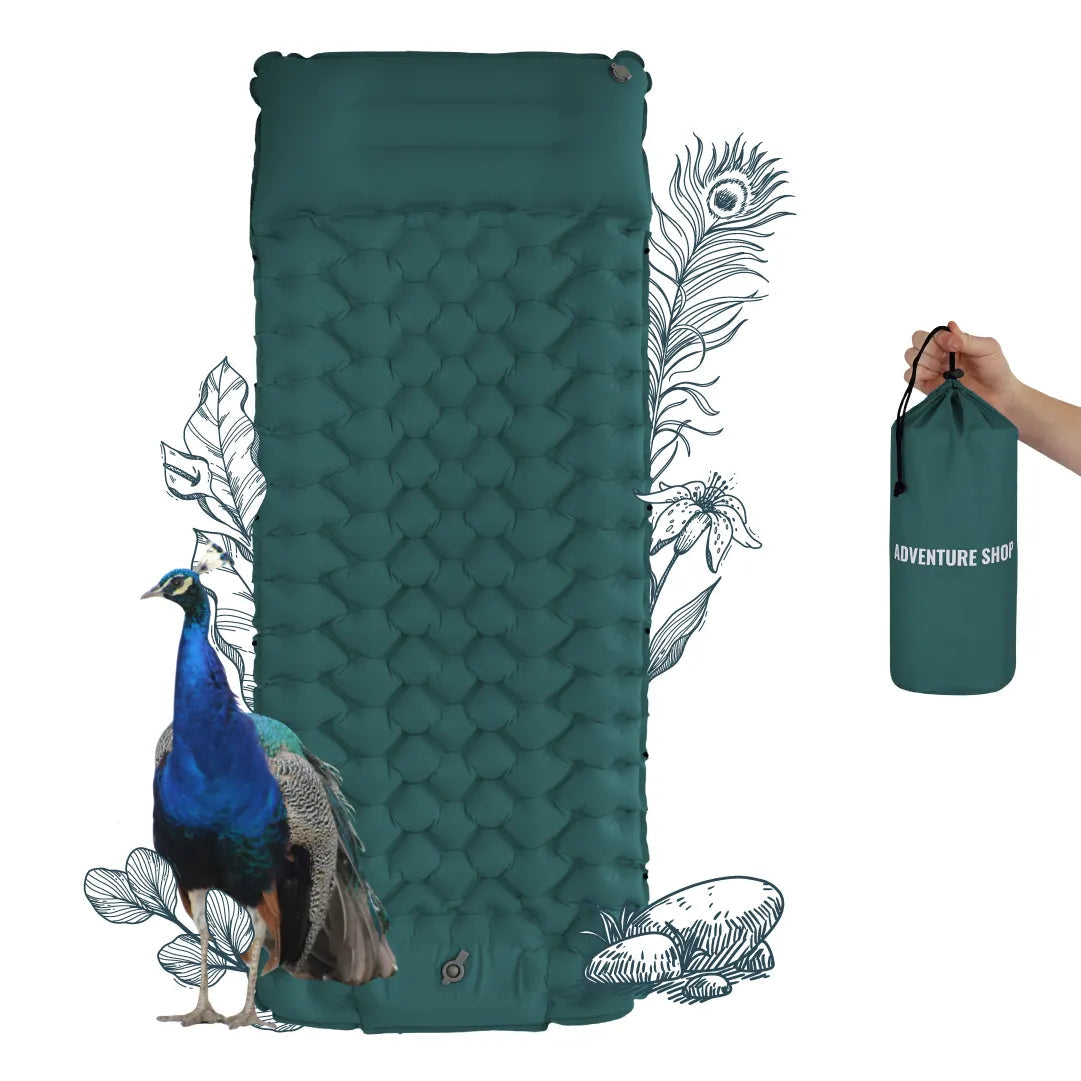 🔥Last 50% 🏖️Lounge Mat– Portable, water-bottle sized, and self-inflating