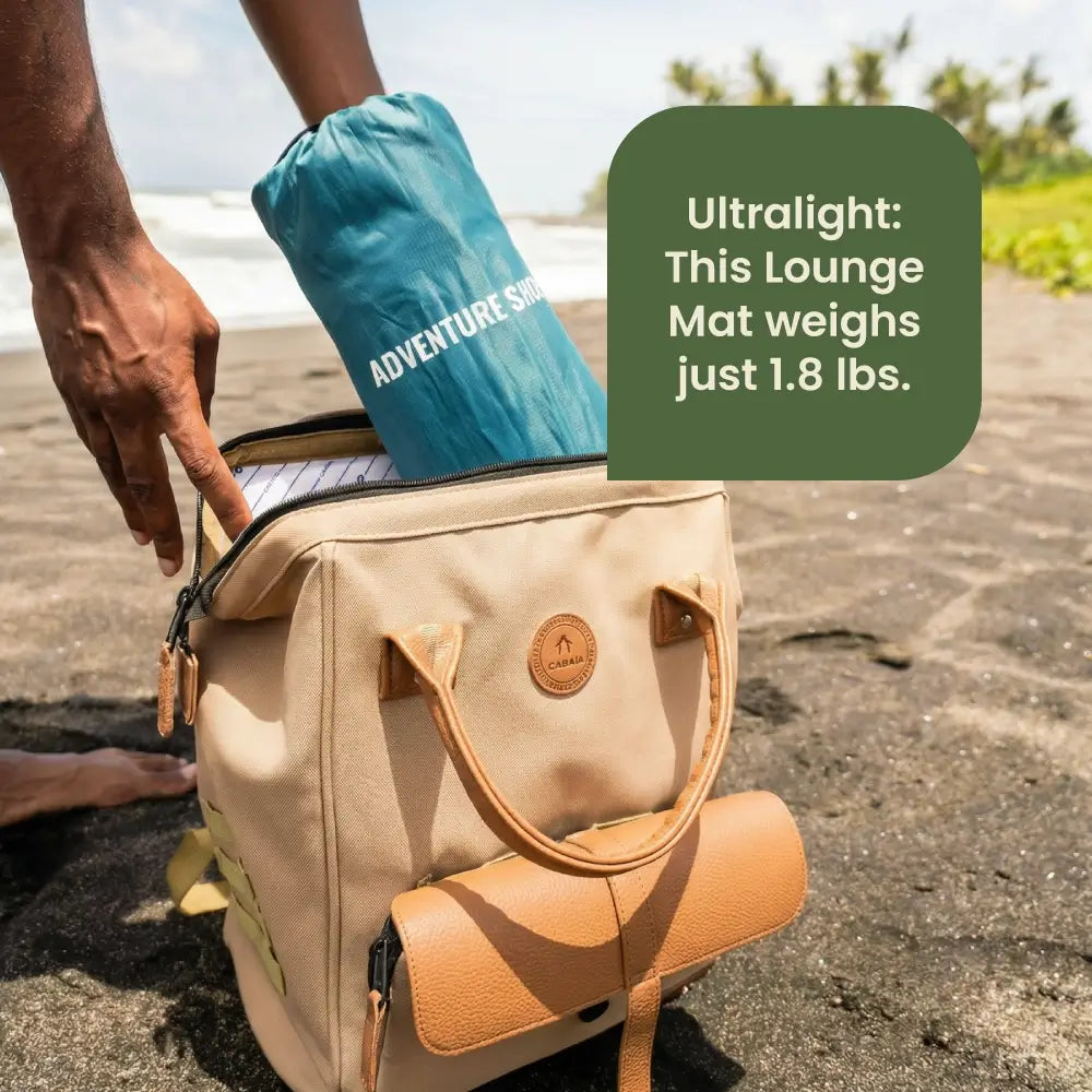 🔥Last 50% 🏖️Lounge Mat– Portable, water-bottle sized, and self-inflating