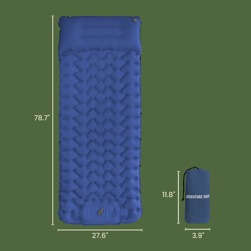 🔥Last 50% 🏖️Lounge Mat– Portable, water-bottle sized, and self-inflating