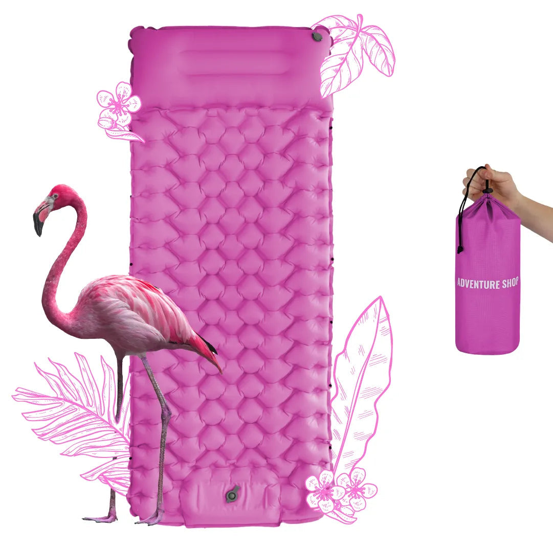 🔥Last 50% 🏖️Lounge Mat– Portable, water-bottle sized, and self-inflating