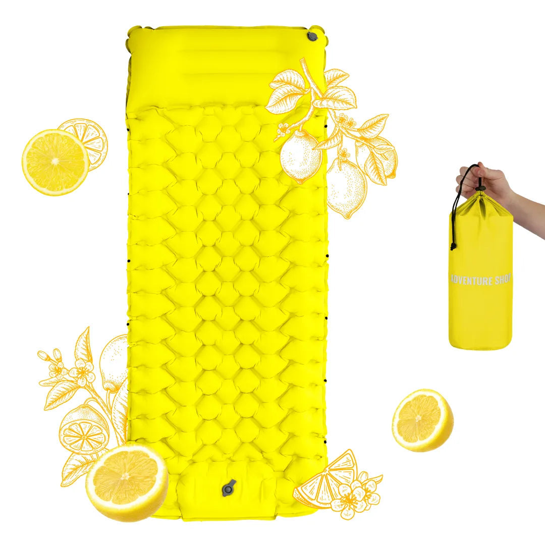 🔥Last 50% 🏖️Lounge Mat– Portable, water-bottle sized, and self-inflating