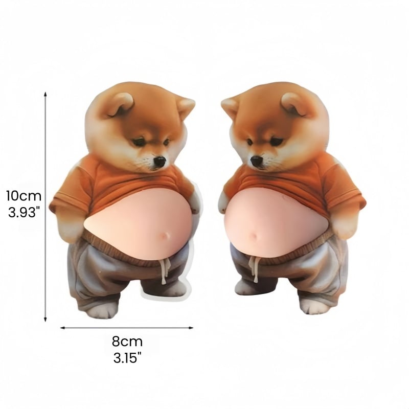 🐶Cute Chubby Shiba Dog Anti-Collision Sticker