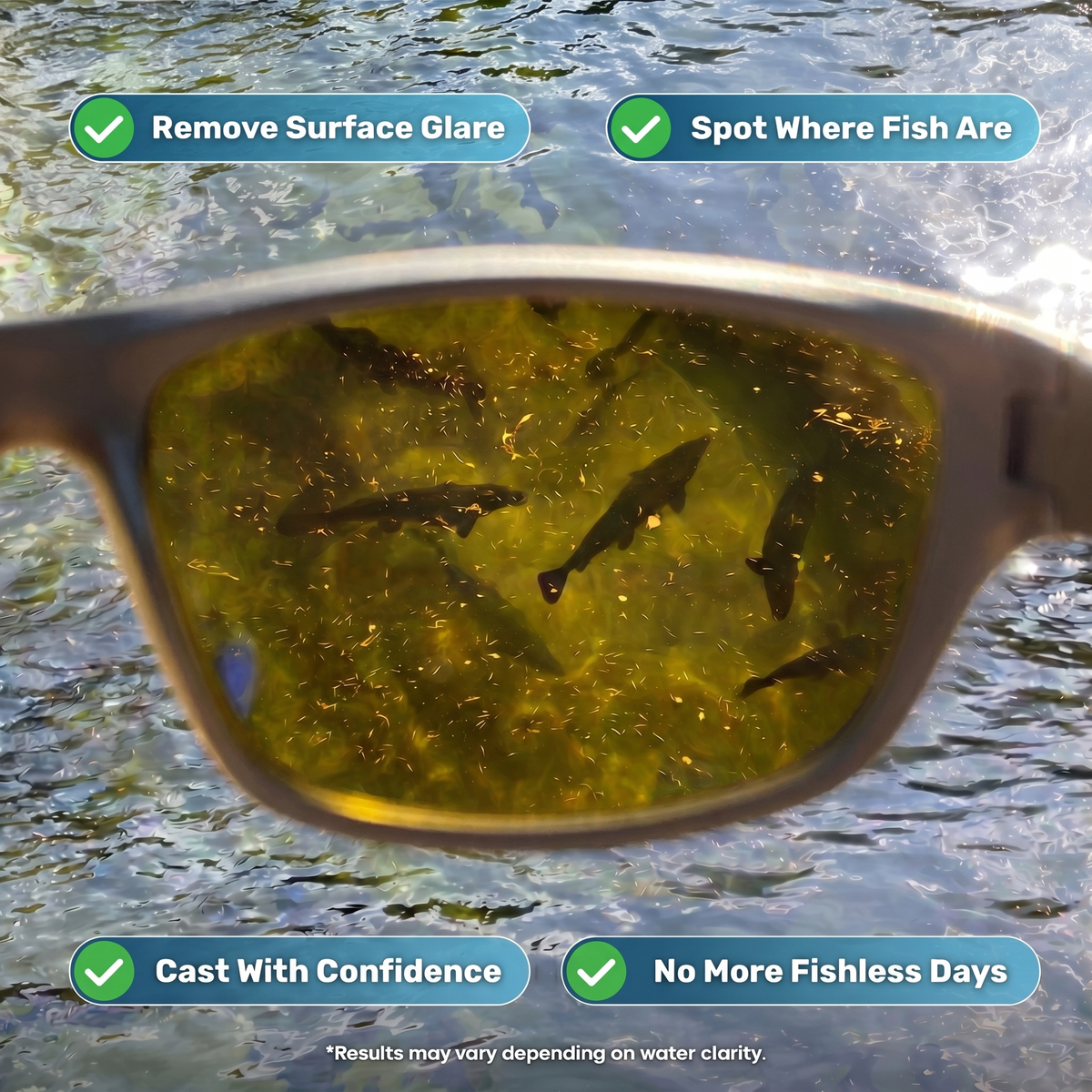 🎣Fishing Glasses – See Fish Clearly Beneath the Water