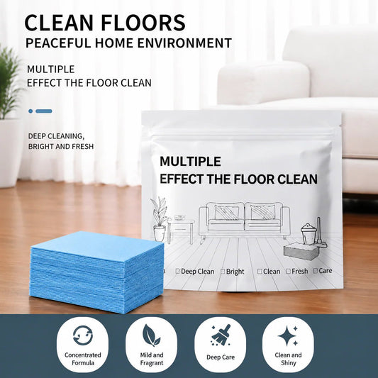 🔥🔥Multi-Surface Floor Cleaning Tablets – Antibacterial Deodorizing Cleaner for Hardwood, Tile, Laminate & RV Walls