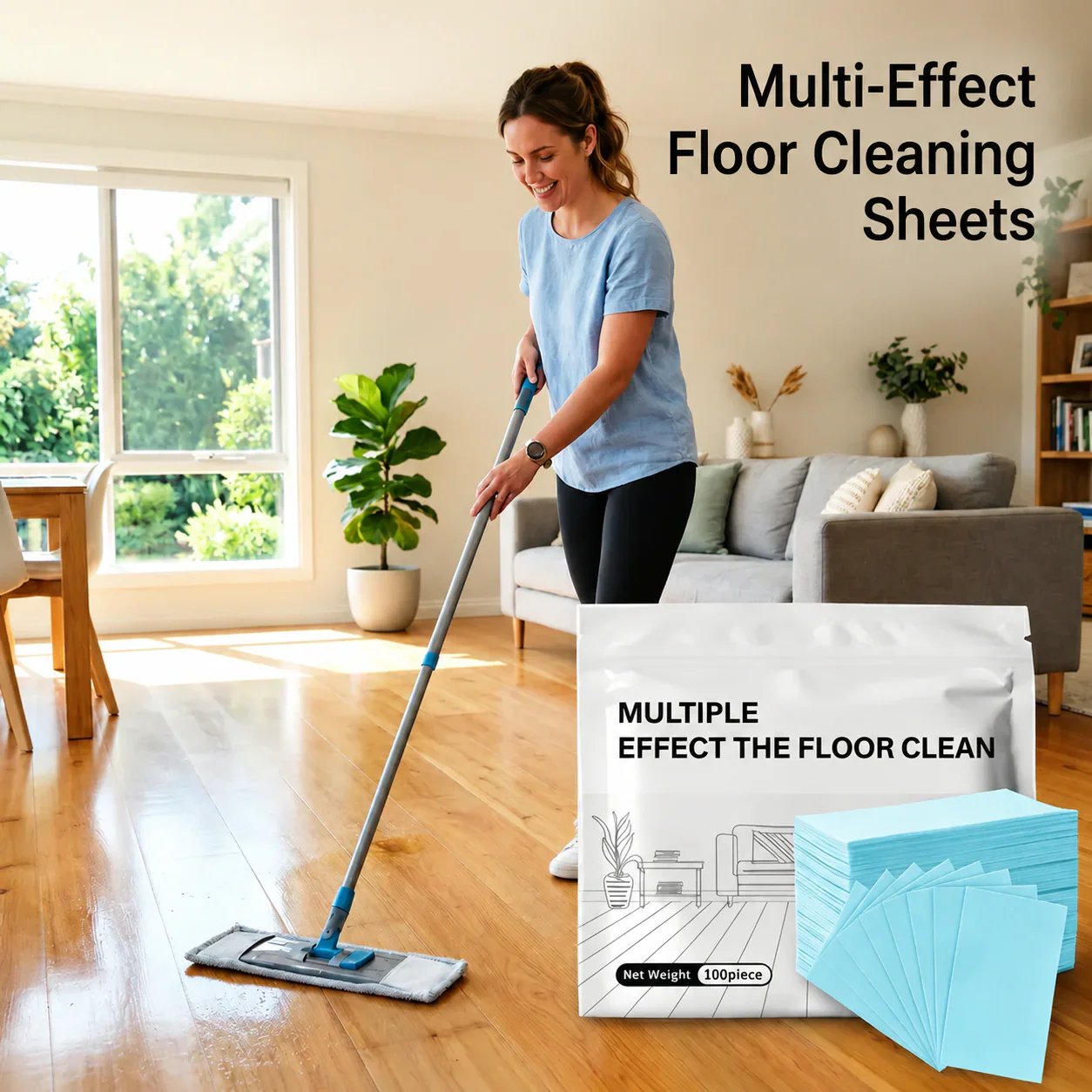 🔥🔥Multi-Surface Floor Cleaning Tablets – Antibacterial Deodorizing Cleaner for Hardwood, Tile, Laminate & RV Walls