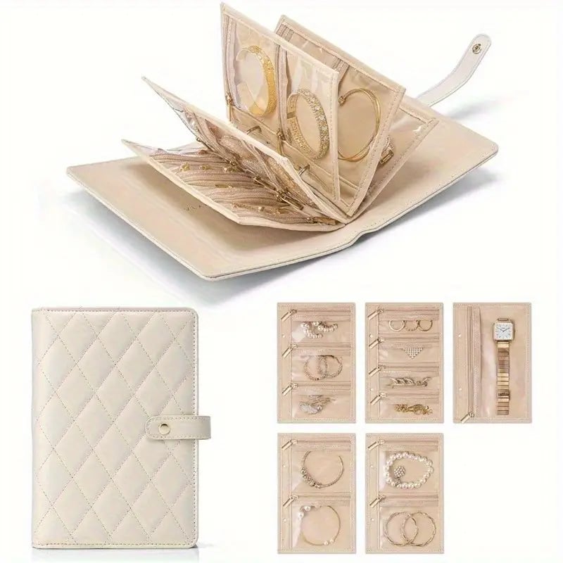 💎Travel Jewelry Notebook-No More Tangled Jewelry While Traveling ✨