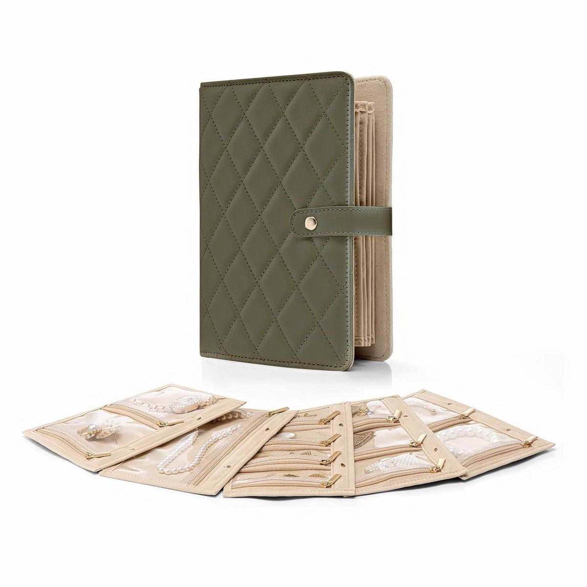💎Travel Jewelry Notebook-No More Tangled Jewelry While Traveling ✨