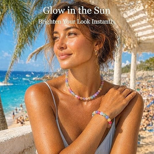 🌈UV Color-Changing Necklace That Turns Rainbow in Sunlight