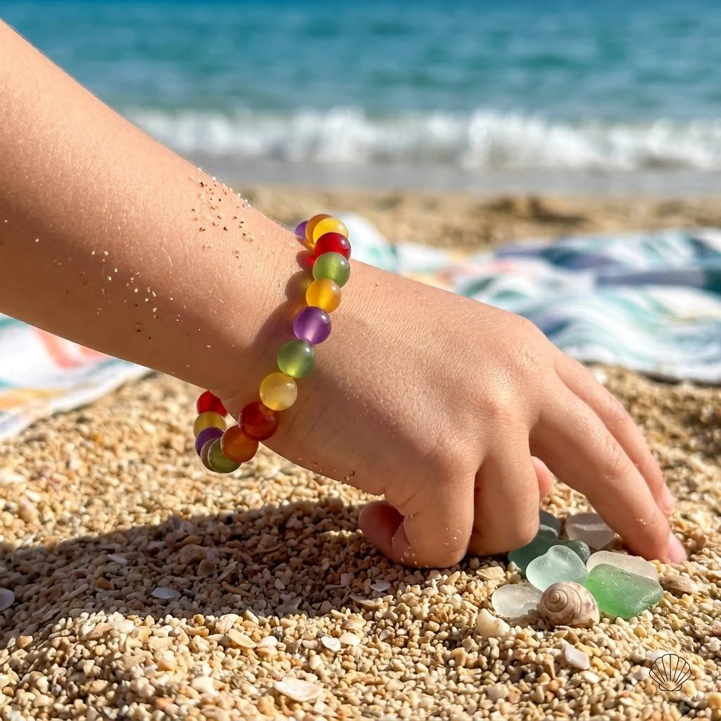 🌈UV Color-Changing Necklace That Turns Rainbow in Sunlight