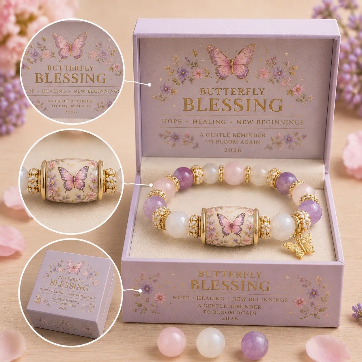 2026 Meaningful Gift Bracelet Collection ✨ Faith • Hope • Healing • Love