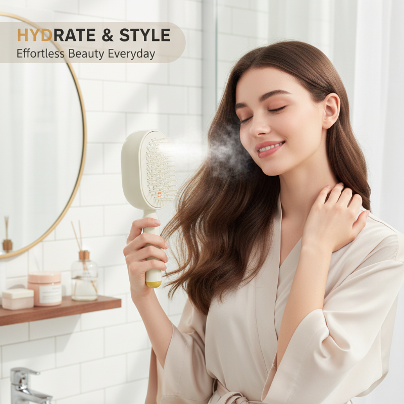 🔥Day Sale 50% OFF🔥Electric Spray Air Cushion Massage Comb