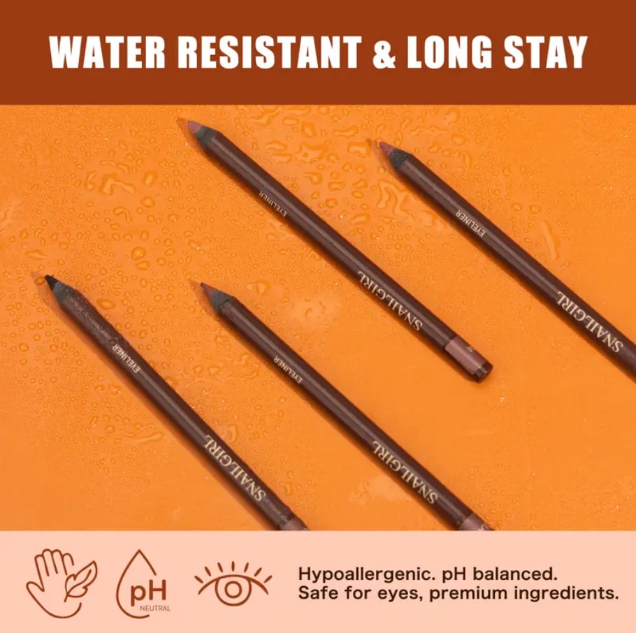 🔥🔥Buy 1 Get 1 Free-24HR Waterproof Eyeliner Pencil with Built-in Sharpener