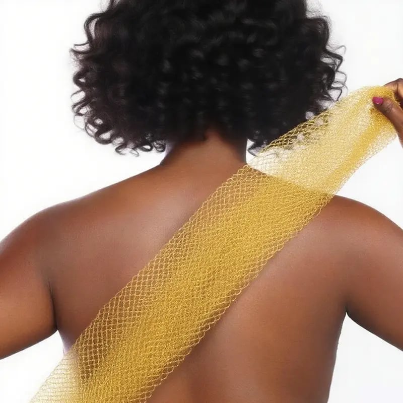 🔥BUY 1 FREE 1🧼✨African Exfoliating Body Net Sponge | Deep Clean, Smooth Skin & Fast-Drying Comfort