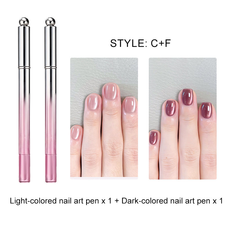 🥳2026 HOT SALE 49% OFF!💝💫All-in-One Cat Eye Nail Gel Pen – Get a hypnotic cat-eye effect in one stroke! Magnetic gel, lasting shine, salon magic at home.