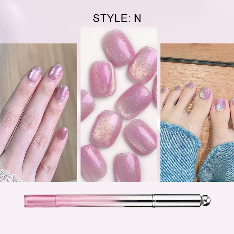 🥳2026 HOT SALE 49% OFF!💝💫All-in-One Cat Eye Nail Gel Pen – Get a hypnotic cat-eye effect in one stroke! Magnetic gel, lasting shine, salon magic at home.