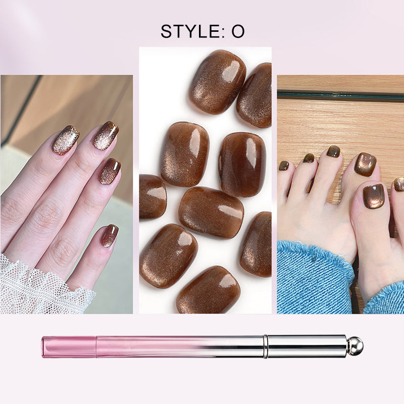 🥳2026 HOT SALE 49% OFF!💝💫All-in-One Cat Eye Nail Gel Pen – Get a hypnotic cat-eye effect in one stroke! Magnetic gel, lasting shine, salon magic at home.