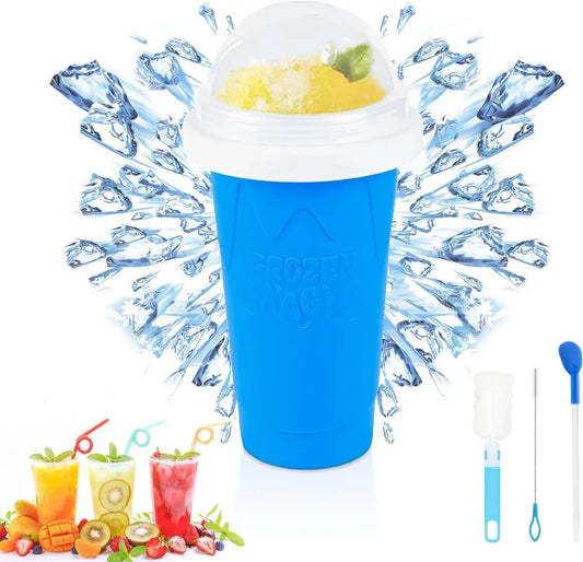 🧊Frozen Magic Slush Cup — Turn Any Drink Into A Frozen Slushie In 60 Seconds!