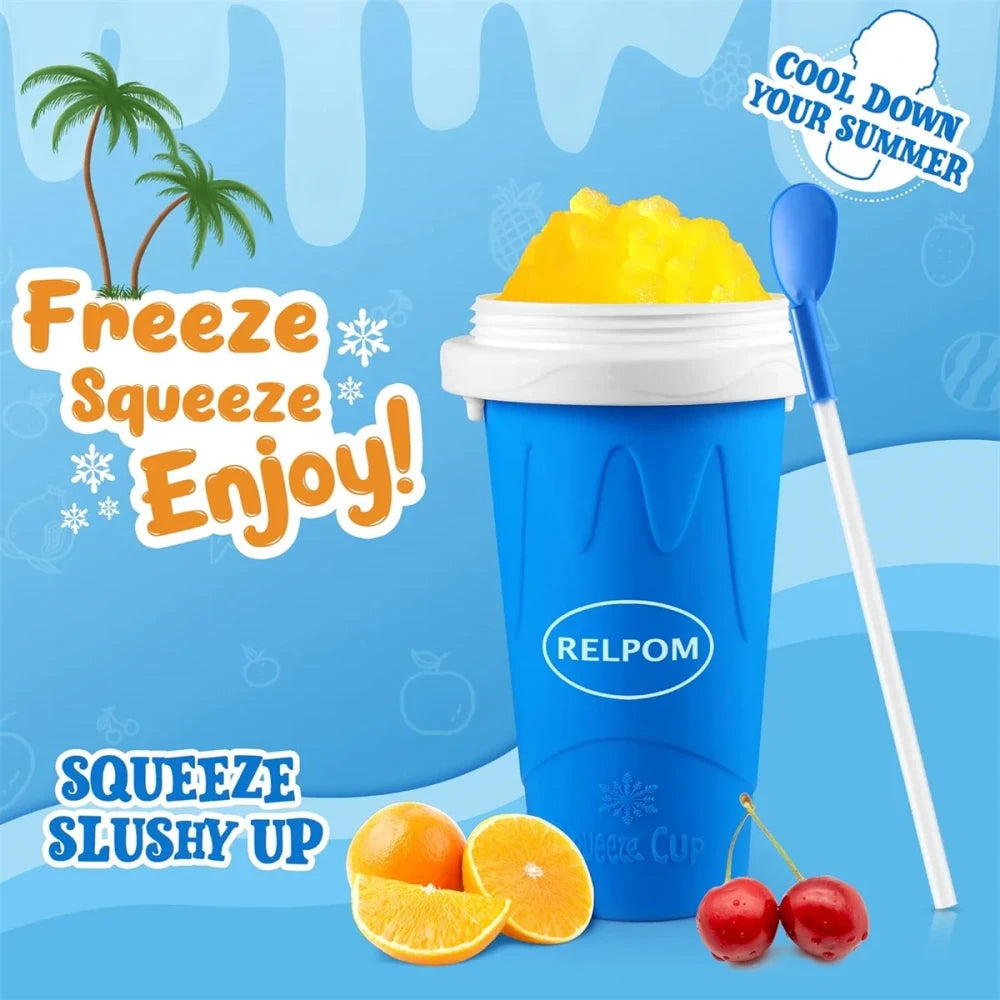 🧊Frozen Magic Slush Cup — Turn Any Drink Into A Frozen Slushie In 60 Seconds!