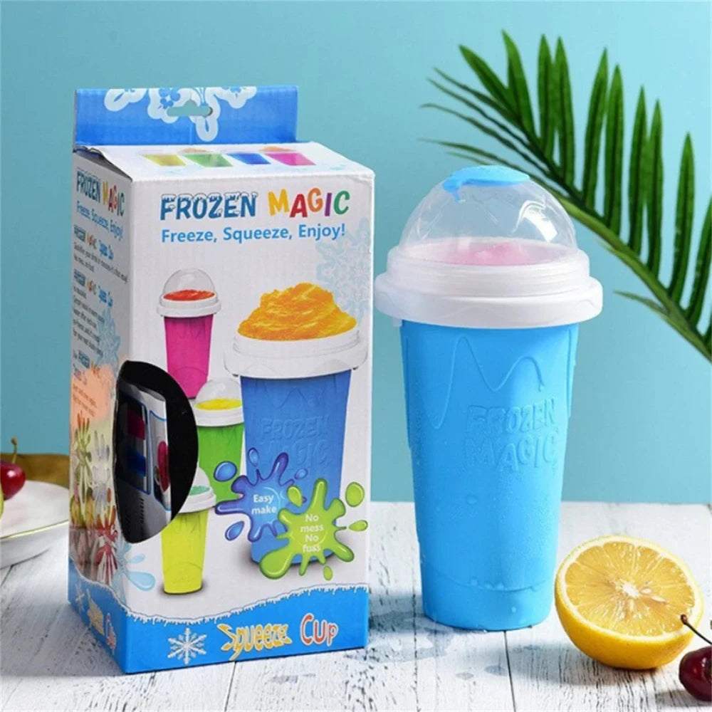 🧊Frozen Magic Slush Cup — Turn Any Drink Into A Frozen Slushie In 60 Seconds!