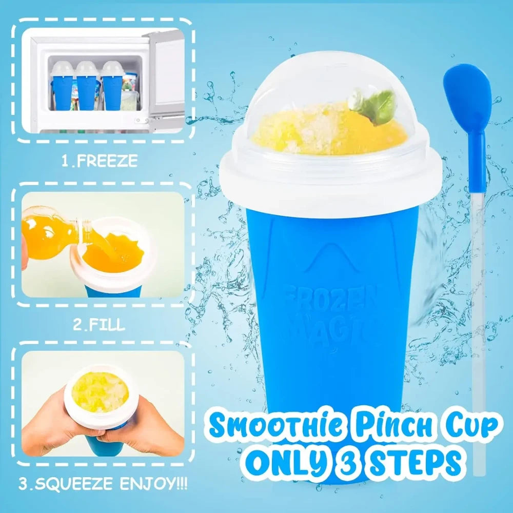 🧊Frozen Magic Slush Cup — Turn Any Drink Into A Frozen Slushie In 60 Seconds!