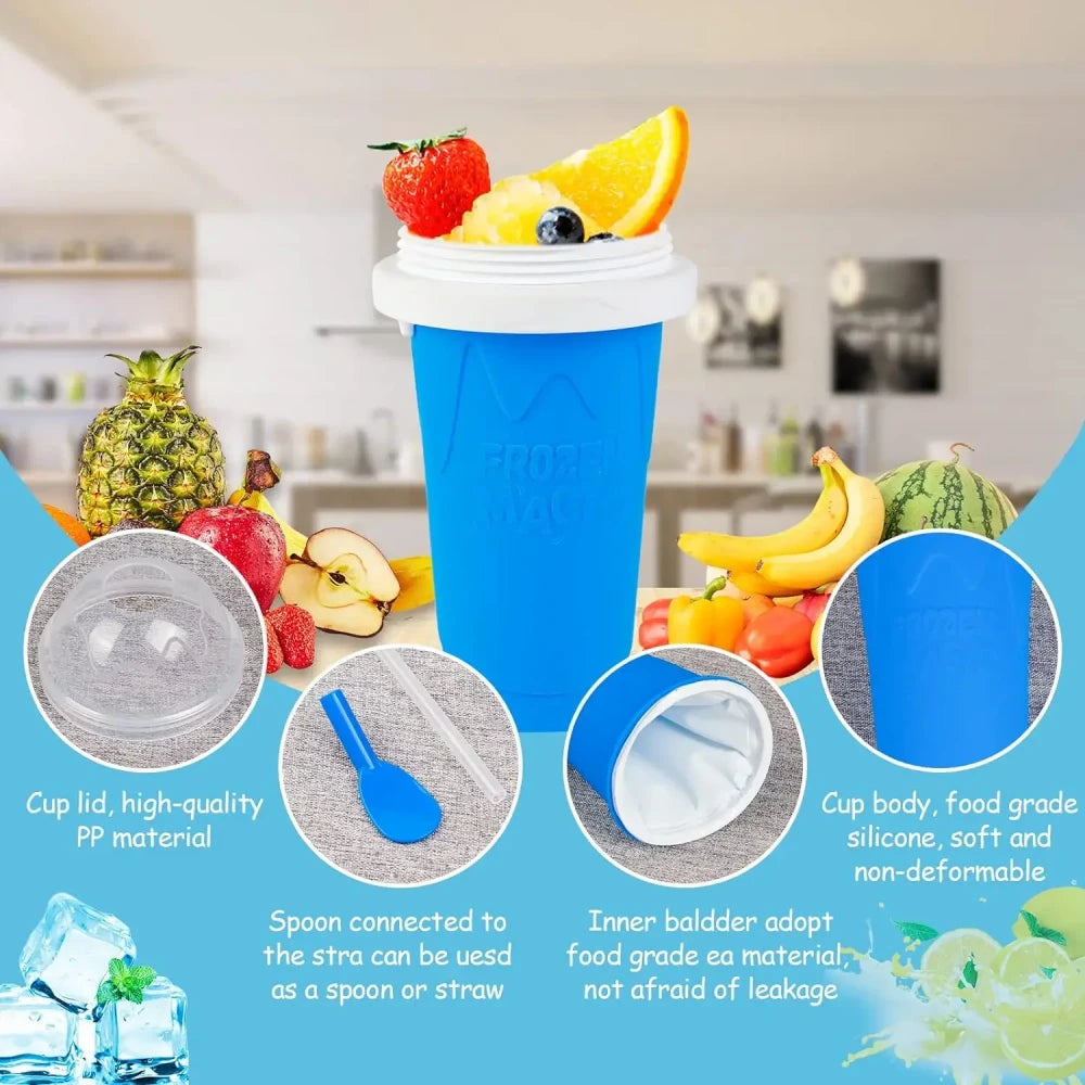 🧊Frozen Magic Slush Cup — Turn Any Drink Into A Frozen Slushie In 60 Seconds!