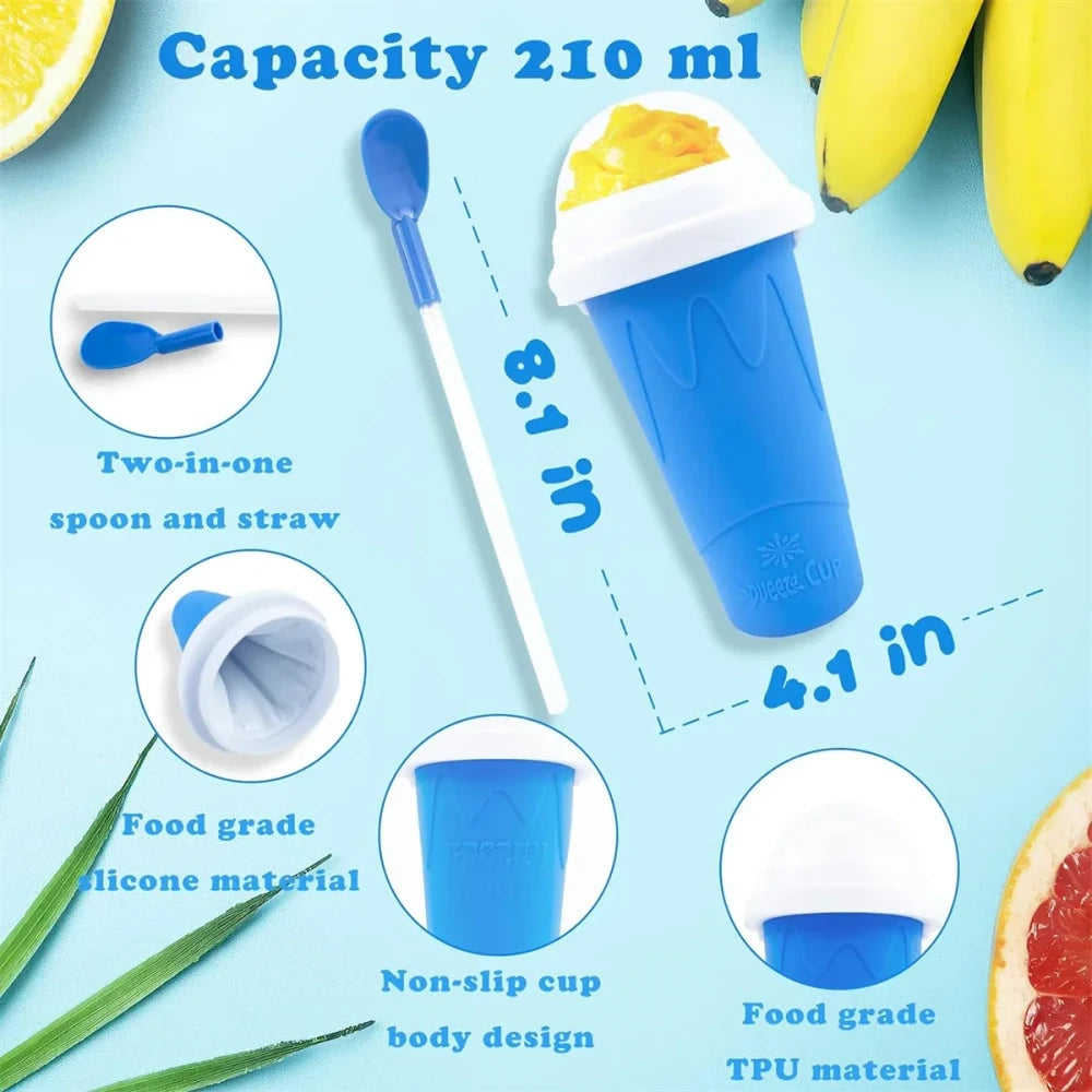 🧊Frozen Magic Slush Cup — Turn Any Drink Into A Frozen Slushie In 60 Seconds!