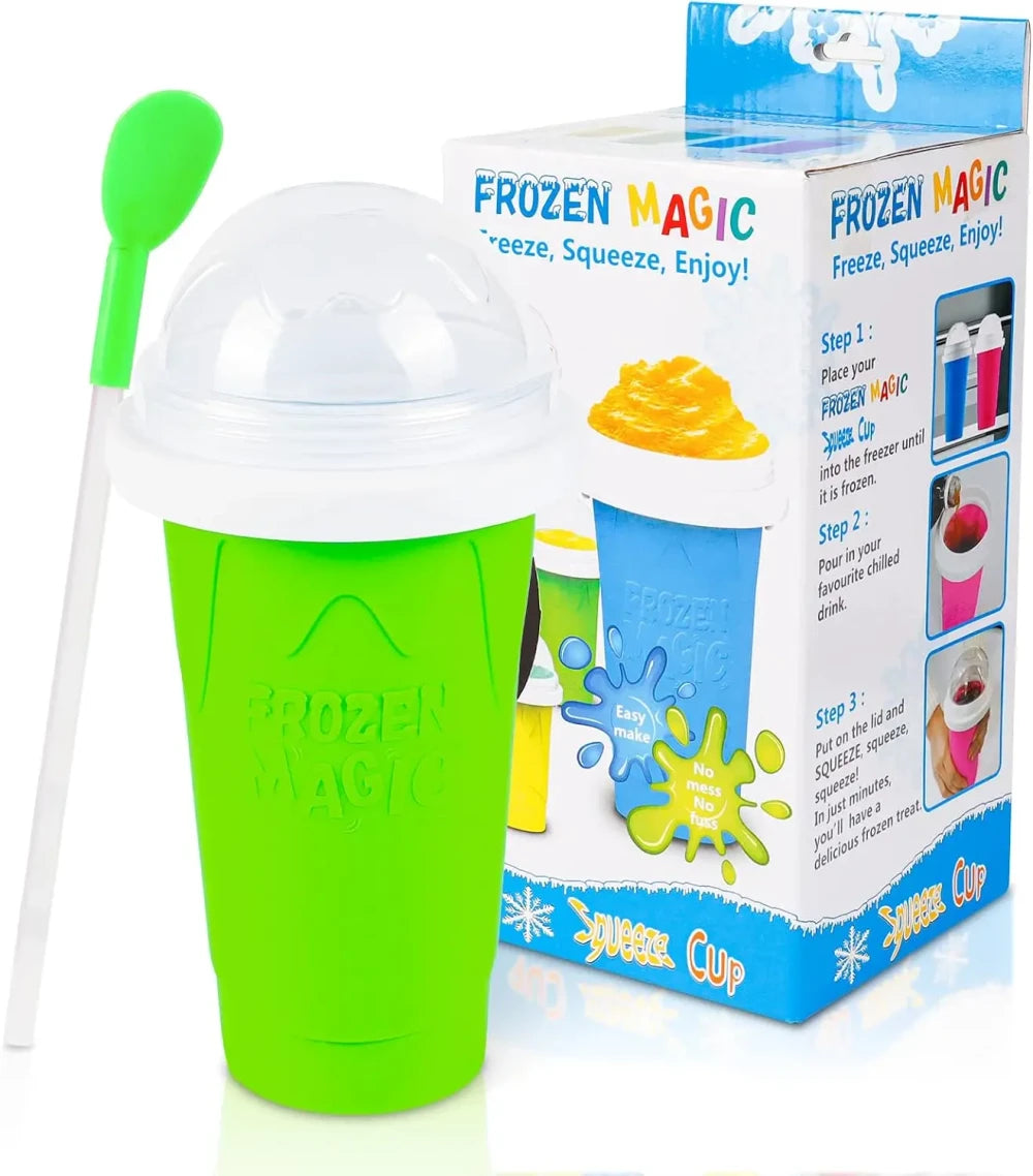 🧊Frozen Magic Slush Cup — Turn Any Drink Into A Frozen Slushie In 60 Seconds!