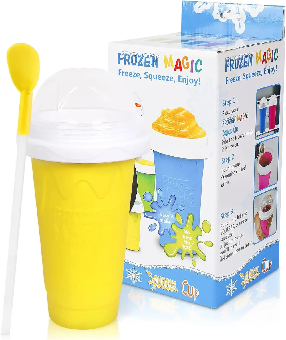 🧊Frozen Magic Slush Cup — Turn Any Drink Into A Frozen Slushie In 60 Seconds!