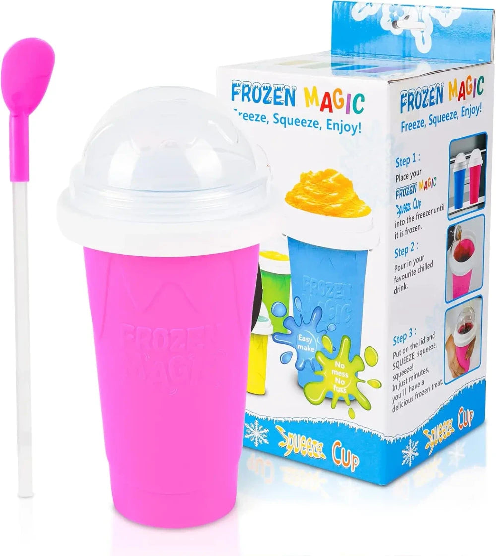 🧊Frozen Magic Slush Cup — Turn Any Drink Into A Frozen Slushie In 60 Seconds!