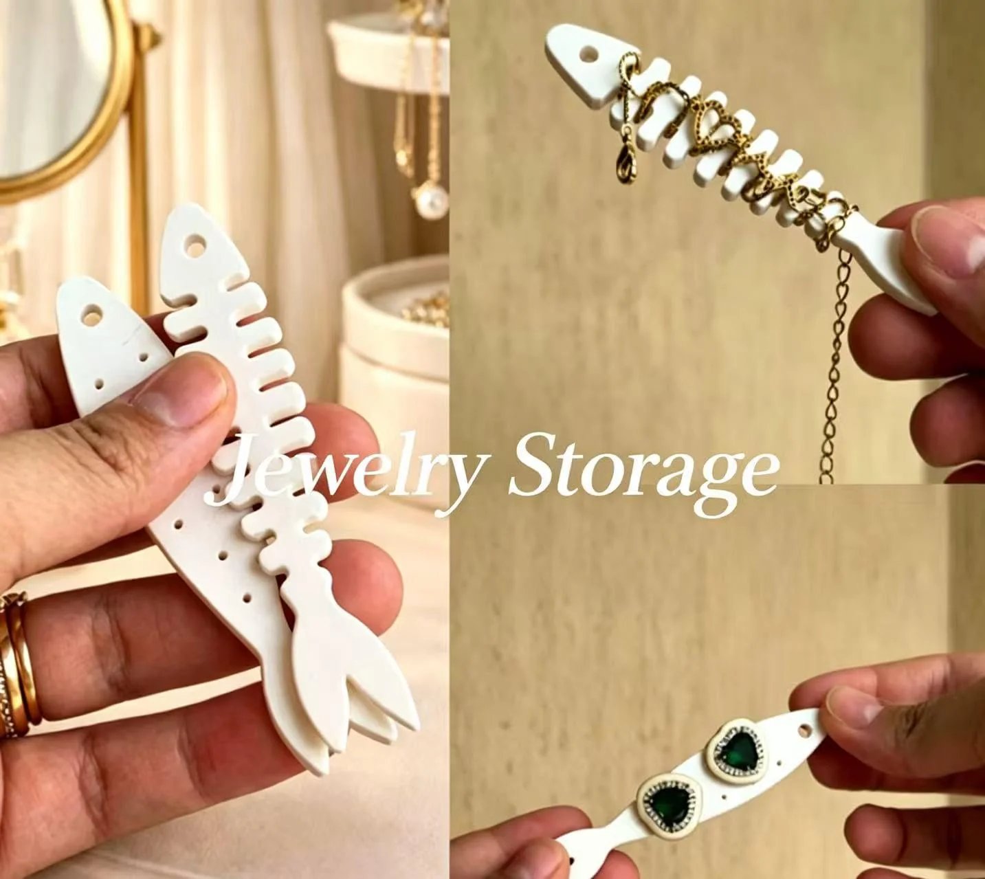 Vintage Sardine Tin Jewelry Box – Cute Travel Organizer for Rings, Earrings & Necklaces
