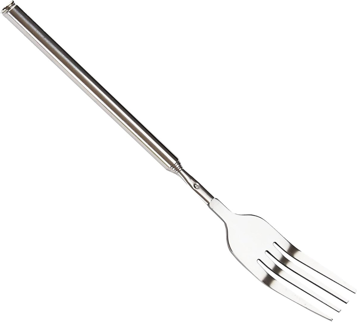 🎉Stainless steel telescopic fork– Extendable & Portable for Camping & Gatherings