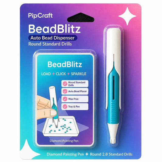 🔥Last Day 50% OFF - 💎 Automatic Diamond Painting Bead dispenser-— Finish Your Diamond Painting Faster Without Wax or Constant Refilling.