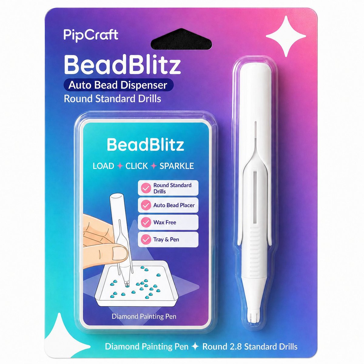 🔥Last Day 50% OFF - 💎 Automatic Diamond Painting Bead dispenser