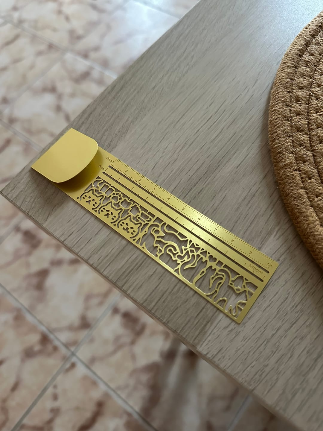 🐱✨ Cat Lover’s 3-in-1 Metal Bookmark Ruler | Bookmark, Ruler & Coloring