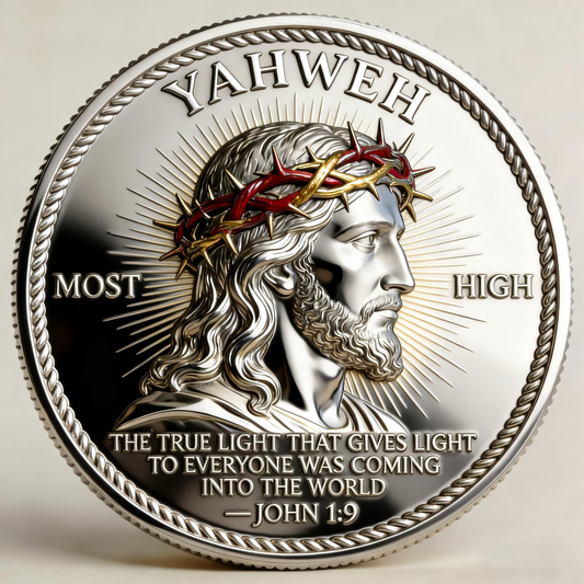 🙏“Yahweh – The Living Light” Faith Commemorative Coin-Carry Your Faith Wherever Life Takes You.