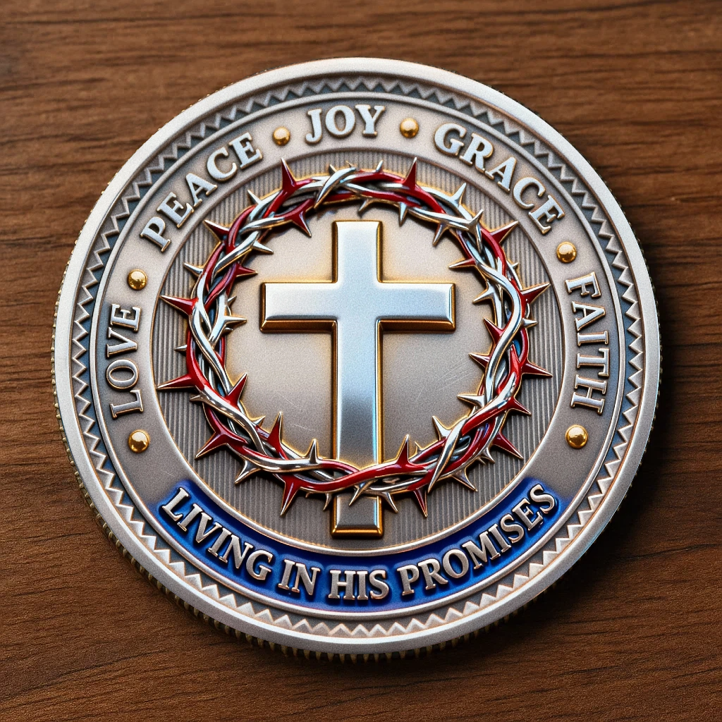 🙏“Yahweh – The Living Light” Faith Commemorative Coin-Carry Your Faith Wherever Life Takes You.