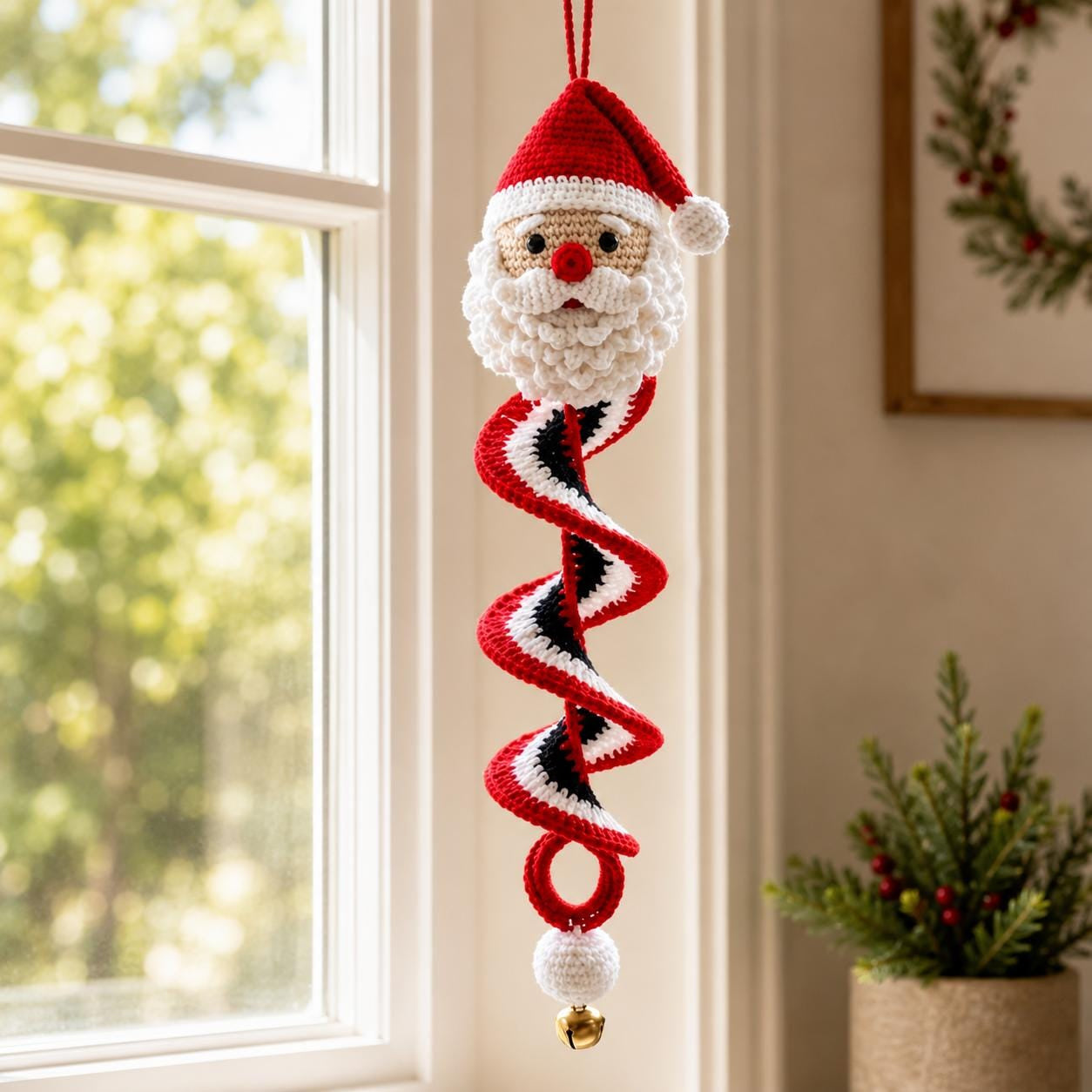 ❄️⛄️Crochet Snowman Spiral Oranment DIY Kit