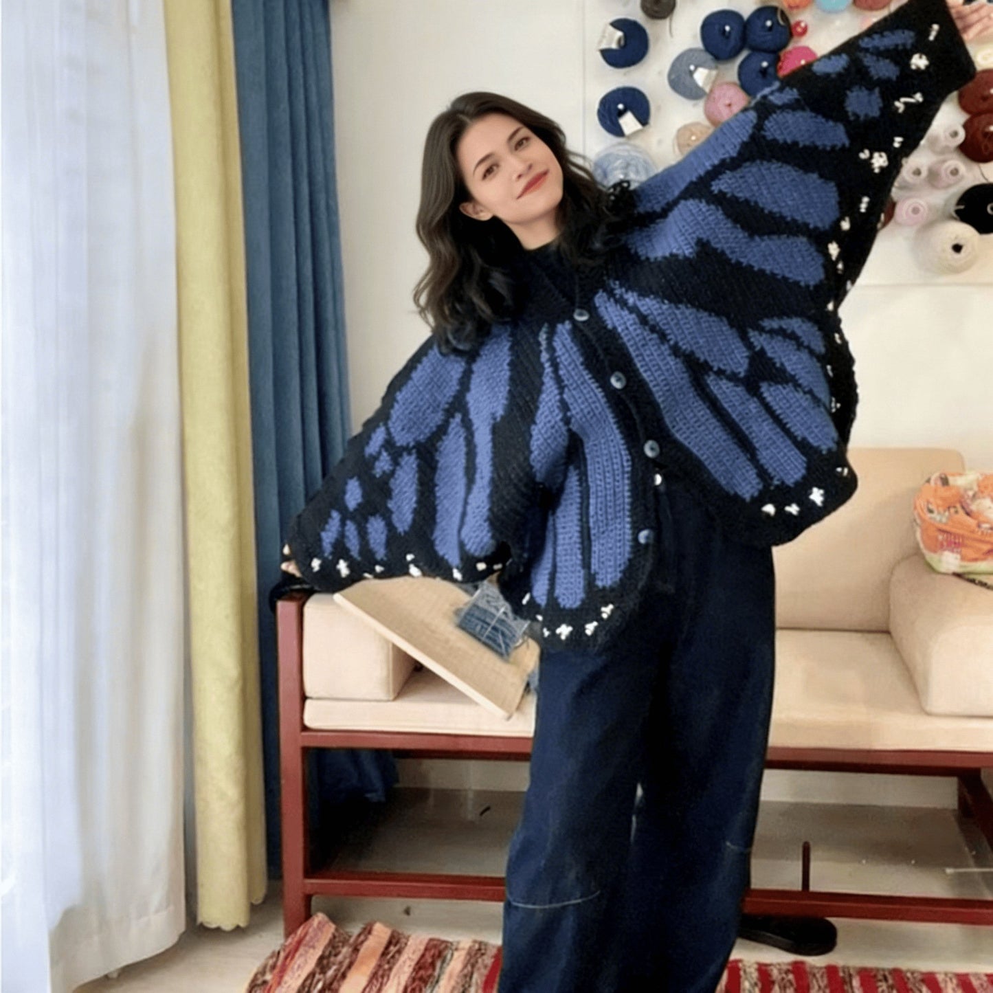 💕Hot sale 49% OFF🦋 Monarch Butterfly Cardigan