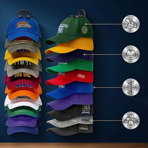 🧢Hat Organizer for Baseball Caps Storage Rack