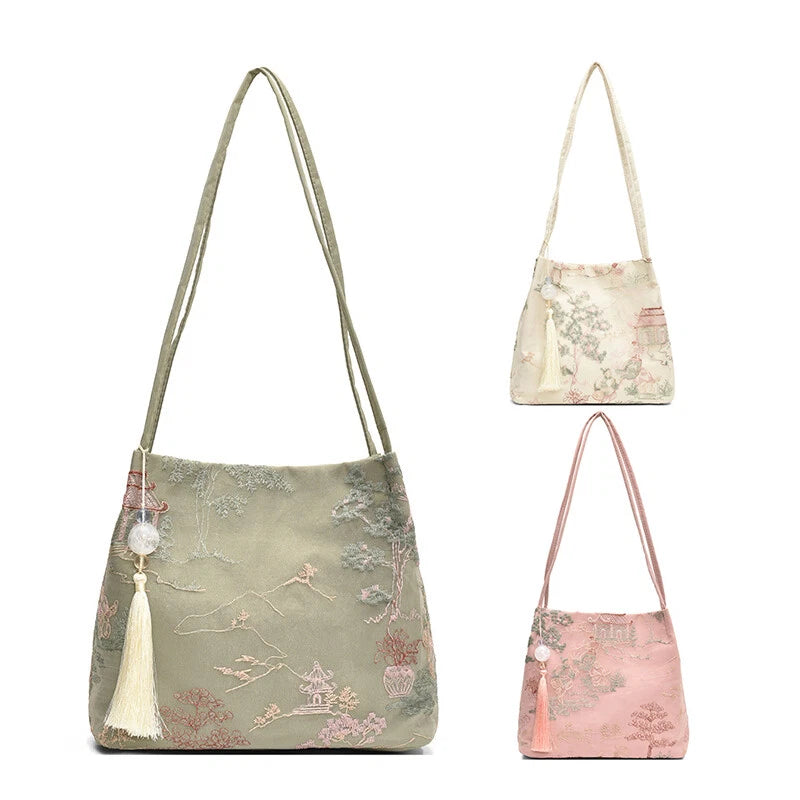 👛Chinese Embroidered Tote Bag Carry A Piece Of Eastern Elegance With You